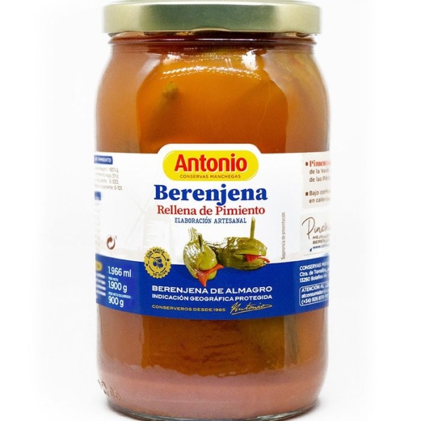 BERENJENA EMBUCHADA FRASCO 2 KG.